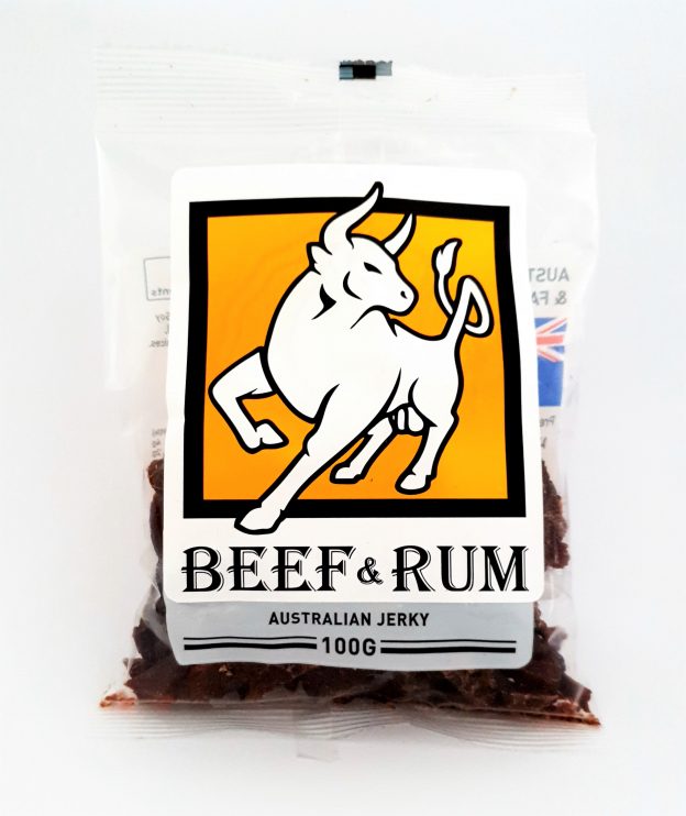 Bull Bar Beef & Rum Jerky Lollies 4 U