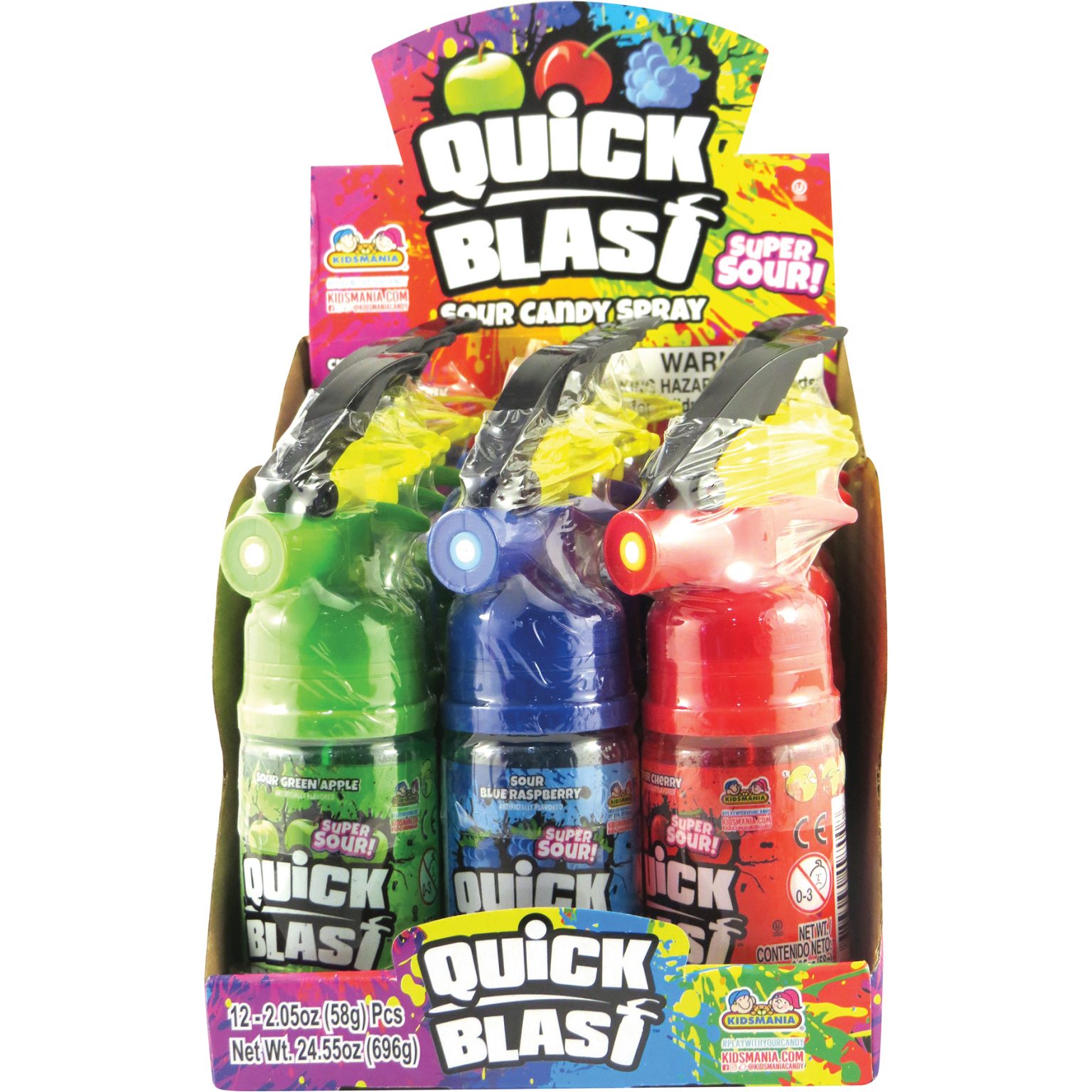 Quick Blast Sour Spray Lollies 4 U