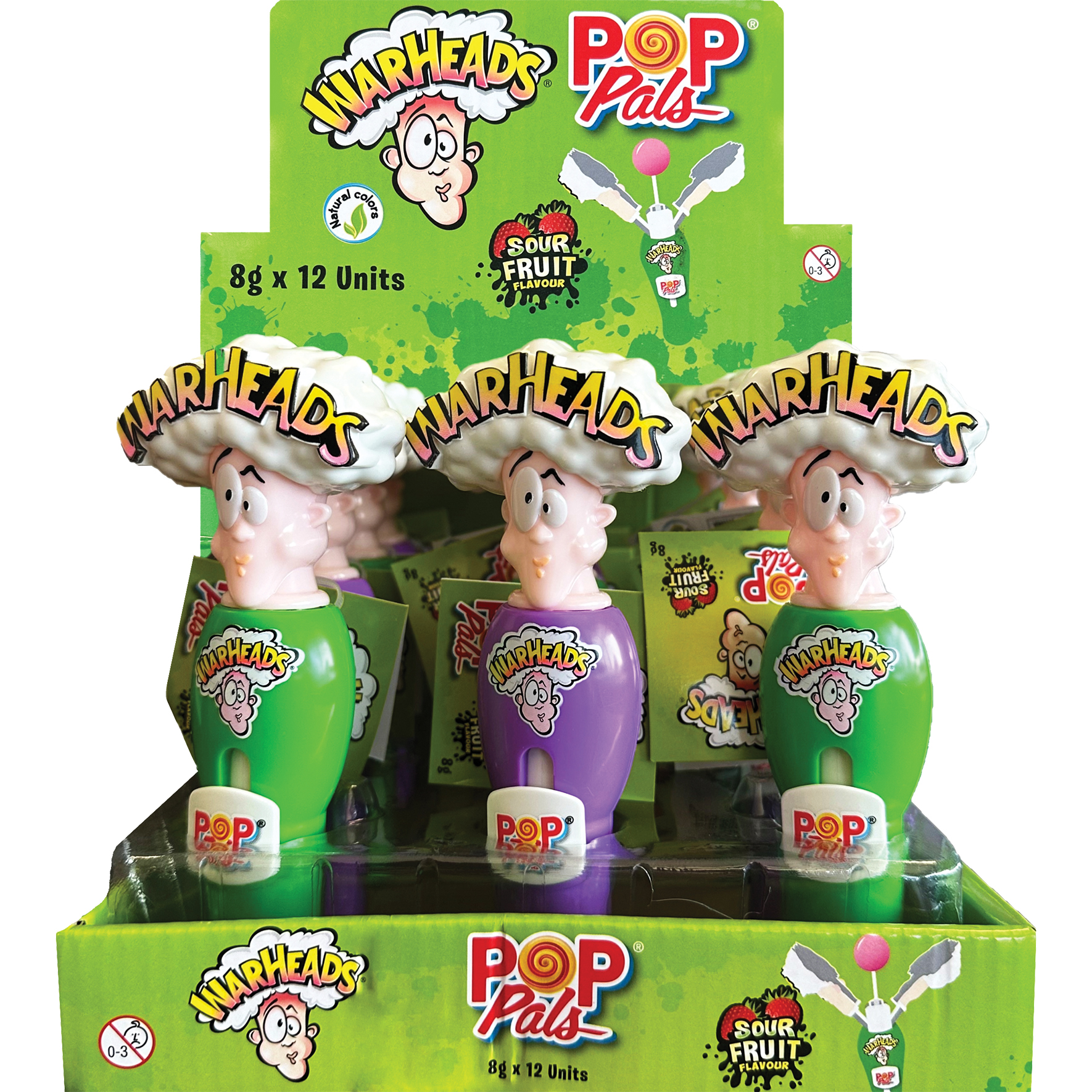 Warheads Pop Pals 2 90 Lollies 4 U